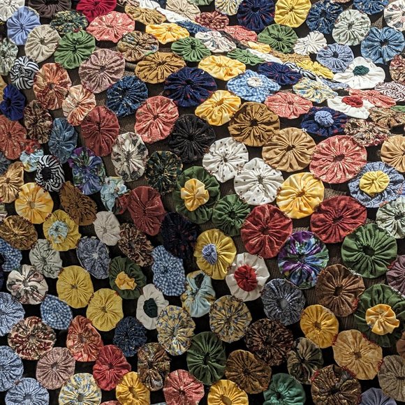 Yoyo quilt